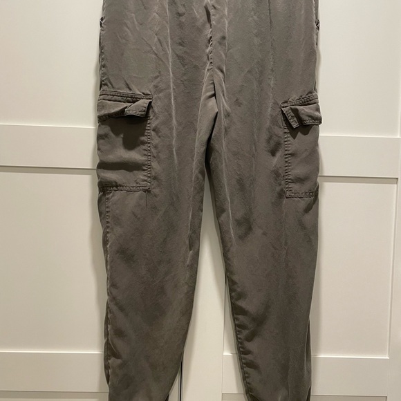 Dex 100% Tencel Grey Pants with Elastic Ankle and Waist - Size M - Picture 6 of 7